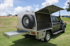 19. Dual Cab Landcruiser Permanent Fit Out Canopy & Optional Extras