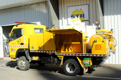 15. Aluminium Square Ute Side Tool Box with internal fitout - Powdercoated