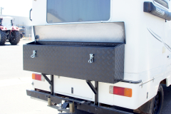 11. Aluminium Checker Plate Toolbox - Powder coated