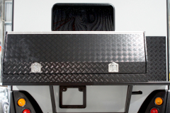 9. Custom Aluminium Checker Plate Motorhome Tool Box - Powder Coated & fitted