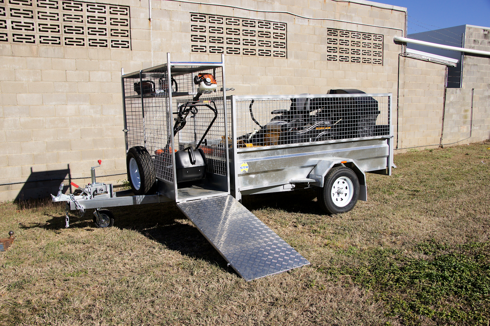 32. Custom Mower Trailer