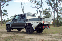3. Dual Cab Landcruiser Two-tone Aluminium Ute Tray